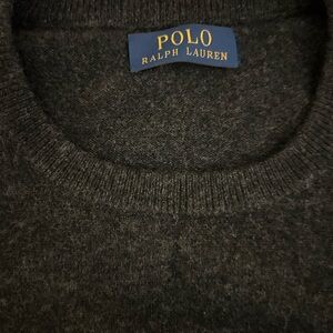 Polo by Ralph Lauren Men's Charcoal Crewneck Sweater